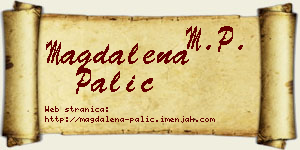 Magdalena Palić vizit kartica